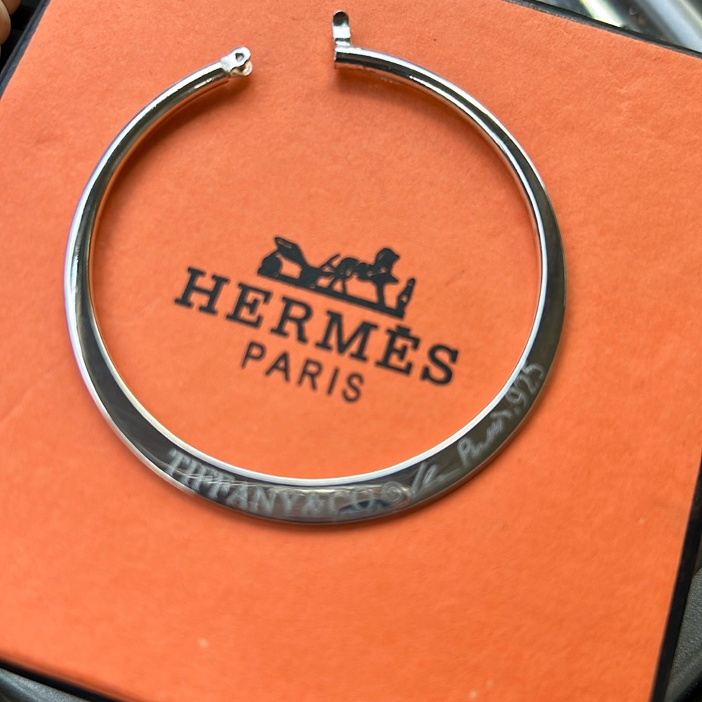 Hoop earring single earring 925 stamped